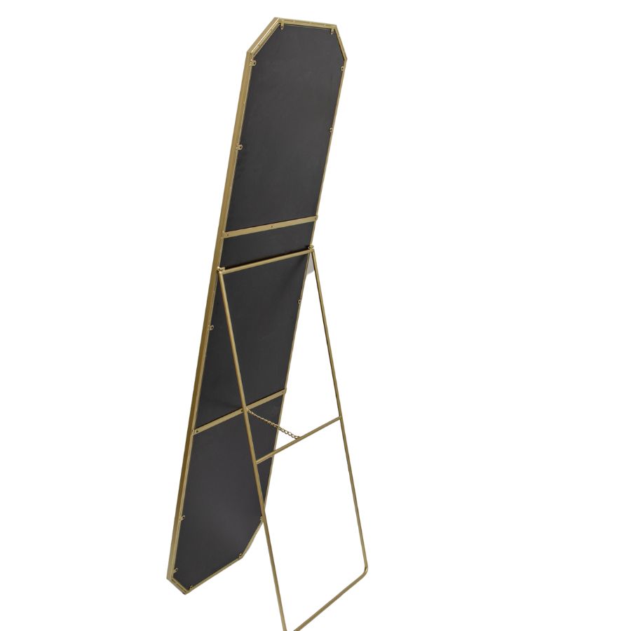 Radiant Gold Cheval Floor Mirror With Stand 165cms