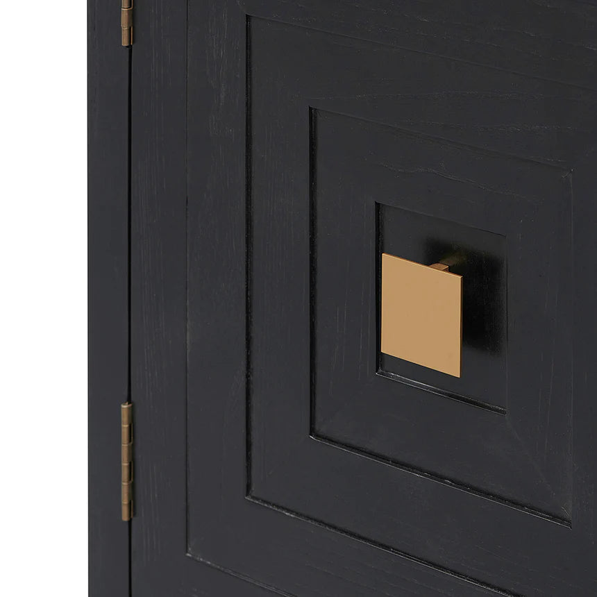 Radiant Reflection Side Table 108cms - Black