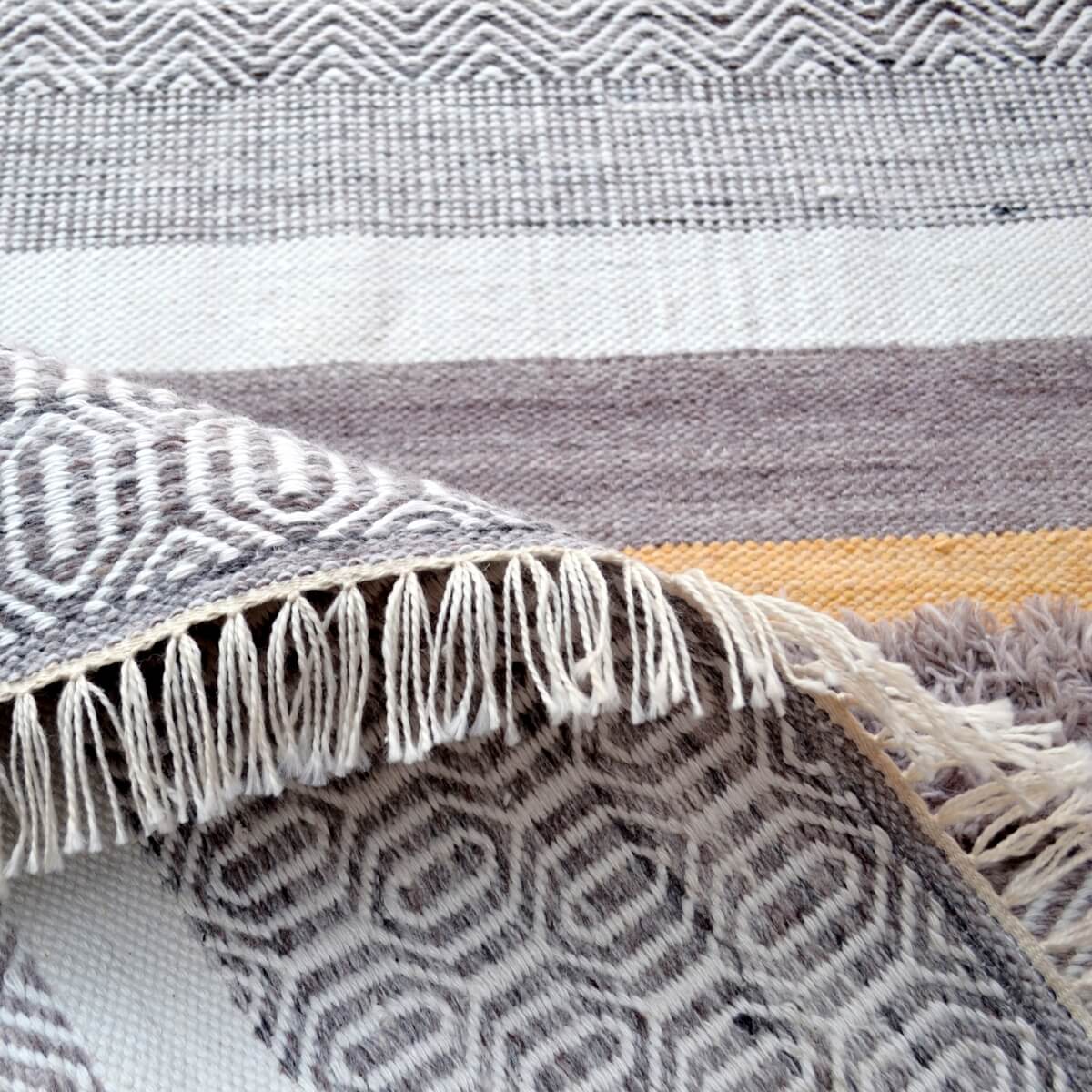 Radianta Handmade Woollen Rug - Blue (Available in 4 Sizes)