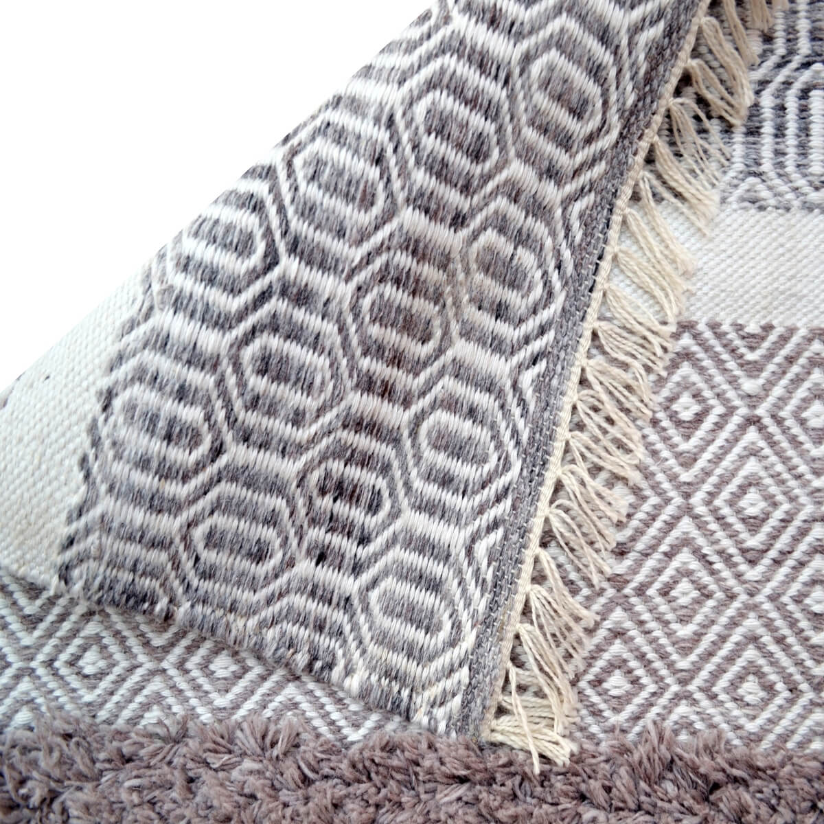 Radianta Handmade Woollen Rug - Blue (Available in 4 Sizes)