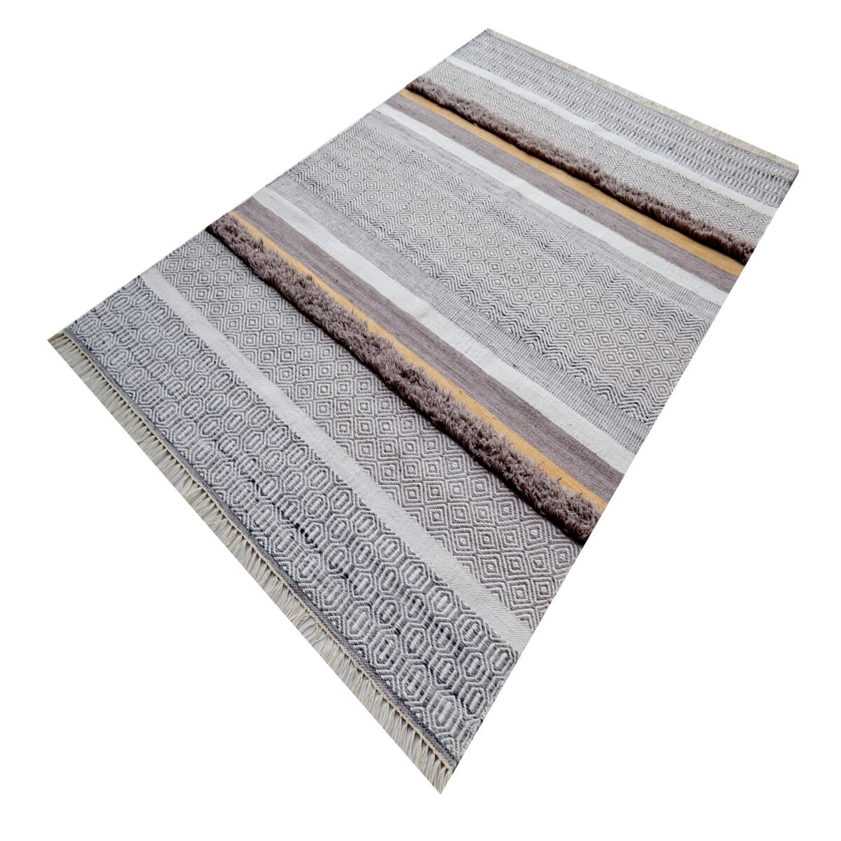 Radianta Handmade Woollen Rug - Blue (Available in 4 Sizes)