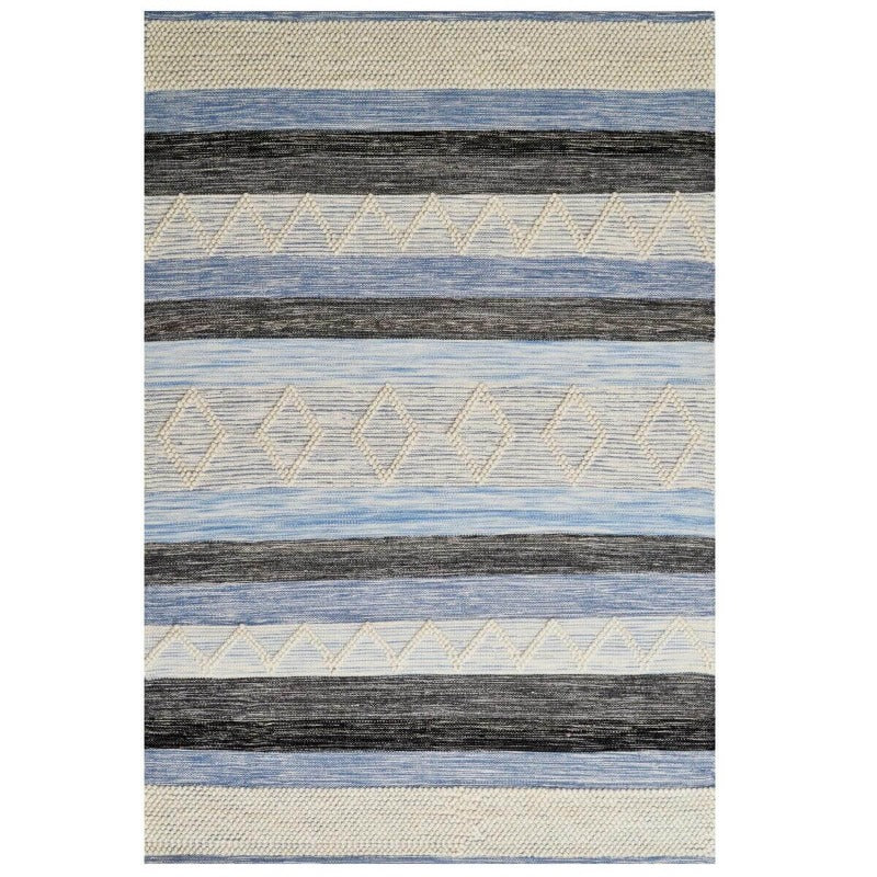 Radiance Handmade Woollen Rug - Denim (Available in 4 Sizes)