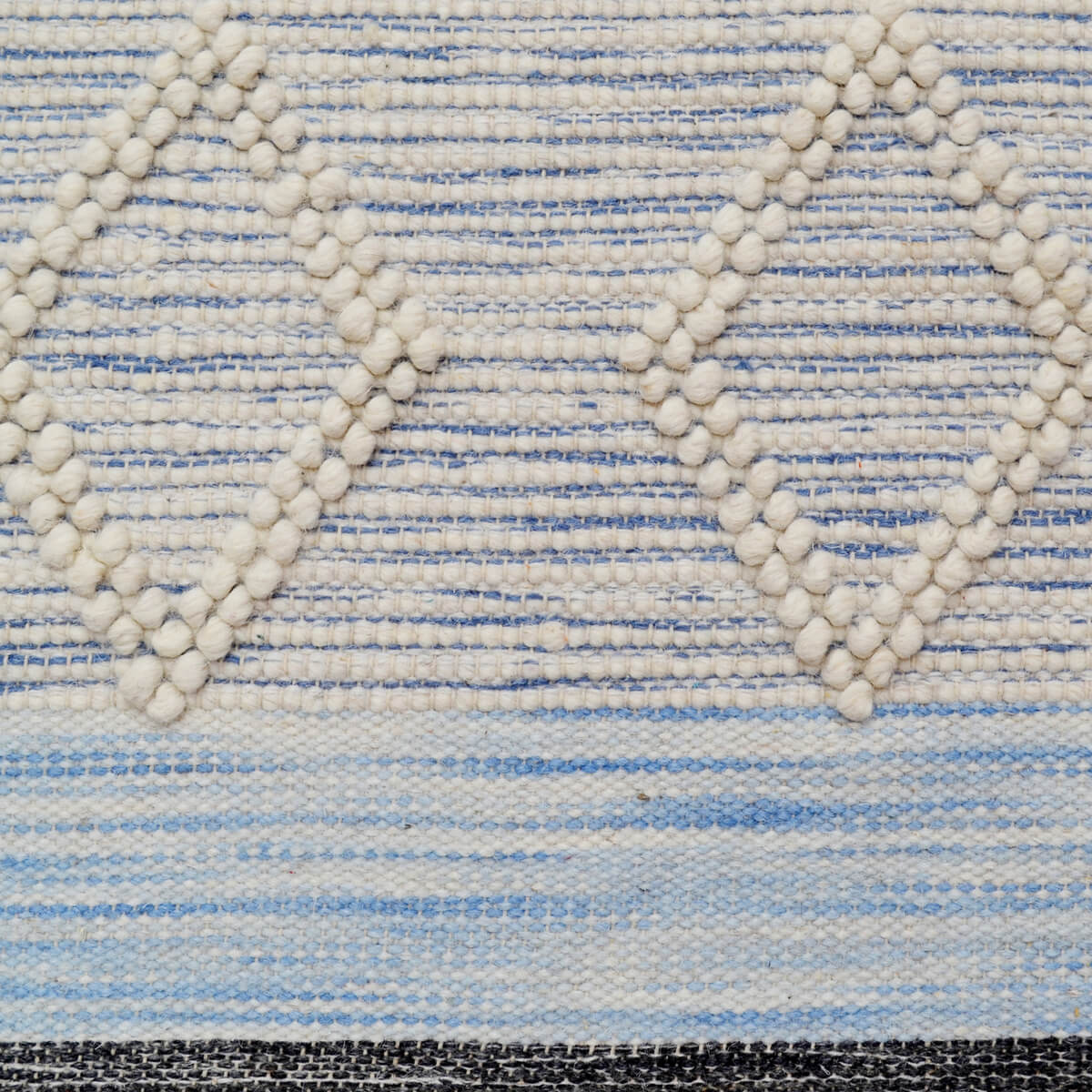 Radiance Handmade Woollen Rug - Denim (Available in 4 Sizes)