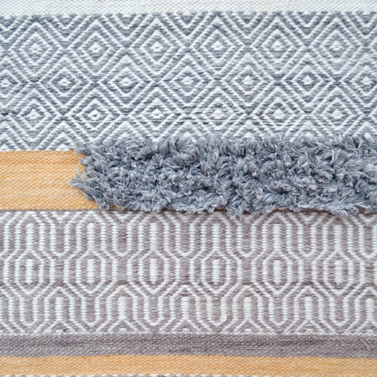 Radianta Handmade Woollen Rug - Navy (Available in 4 Sizes)