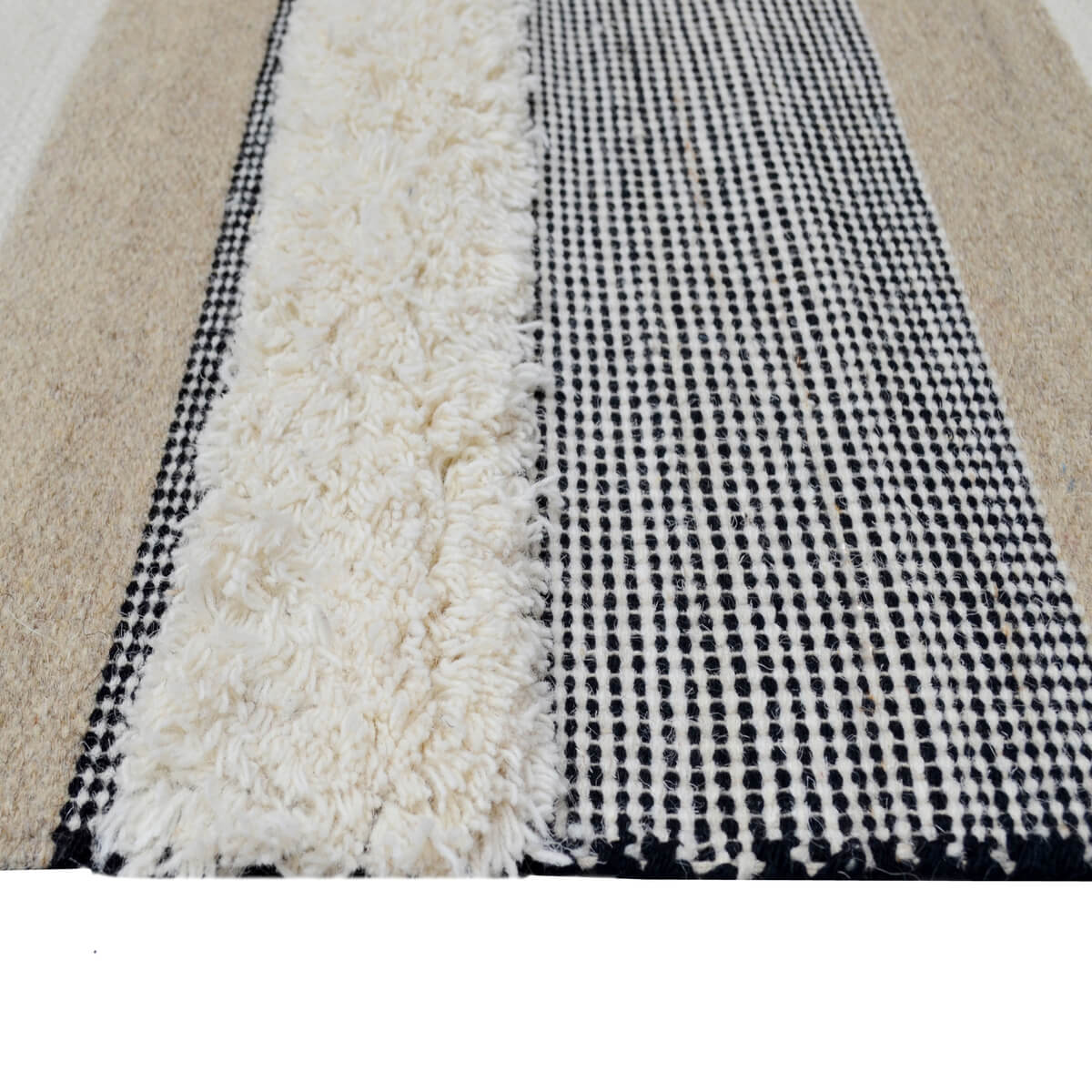 Radianta Handmade Woollen Rug - Brown (Available in 4 Sizes)
