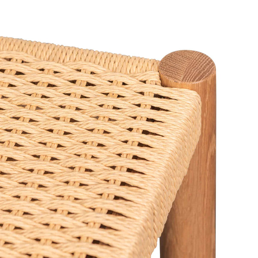 Rattan Woven Dining Benches 140cms - Natural