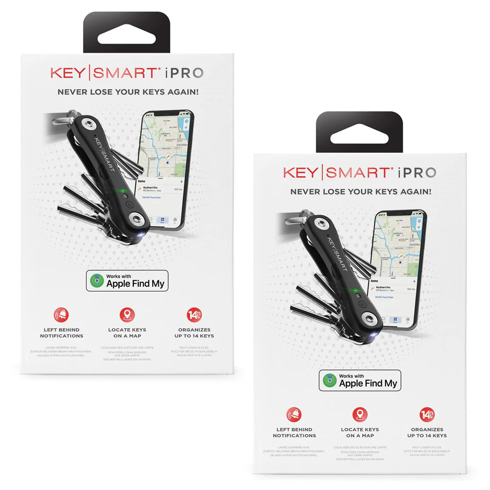 Rechargeable Compact Trackable Key Holder - Set of 2