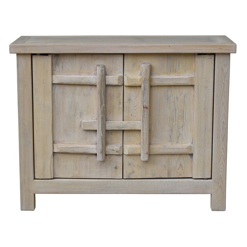 Reclaimed Elm Wood Buffet Table Small