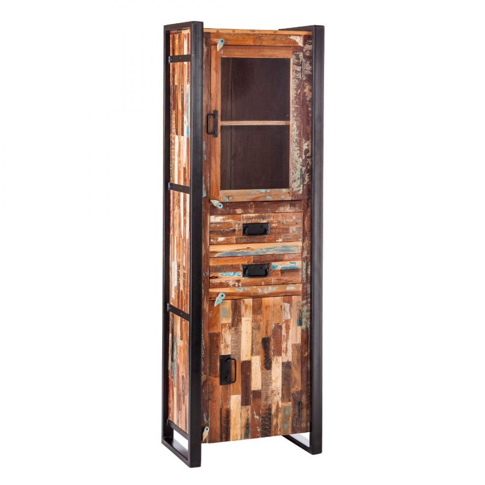 Reclaimed Shabby Storage Cabinet Tower