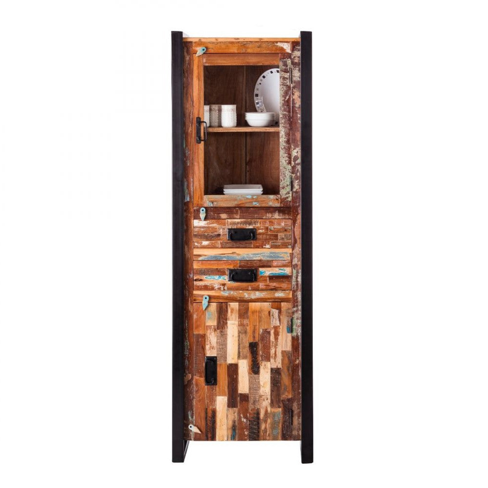 Reclaimed Shabby Storage Cabinet Tower