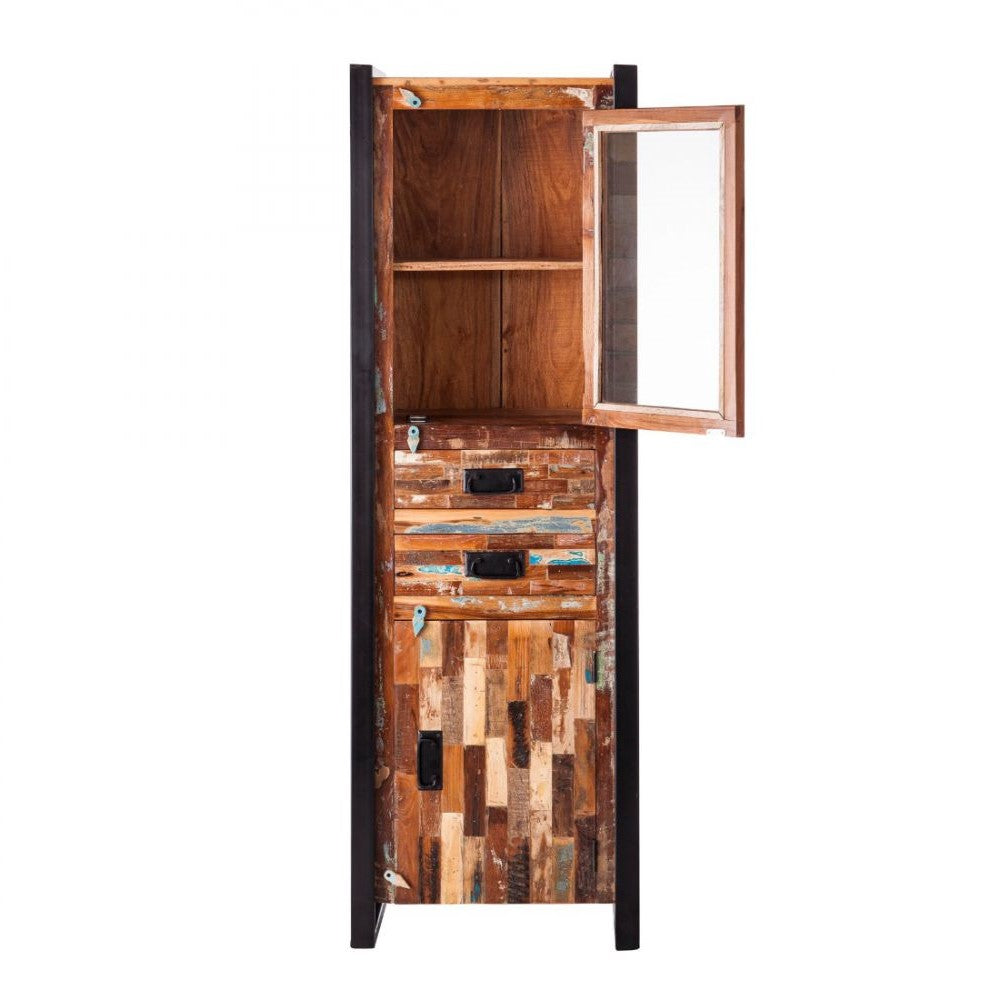Reclaimed Shabby Storage Cabinet Tower