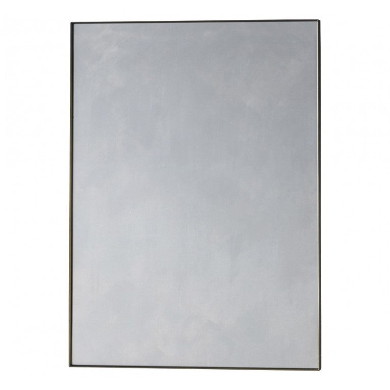 Minimalist Elegance Metal Frame Mirror Bronze 90cms