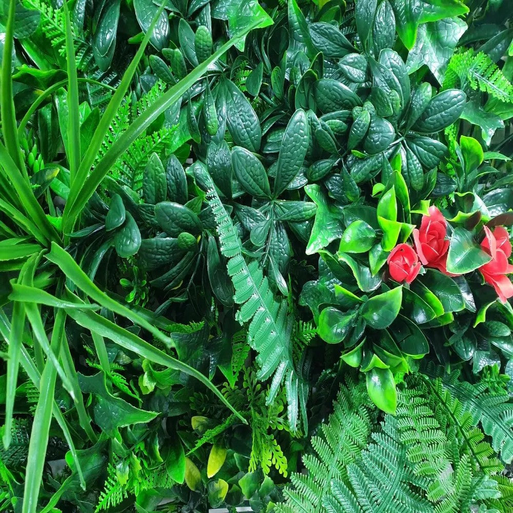 Red Rose UV Resistant Vertical Garden 1m X 1m