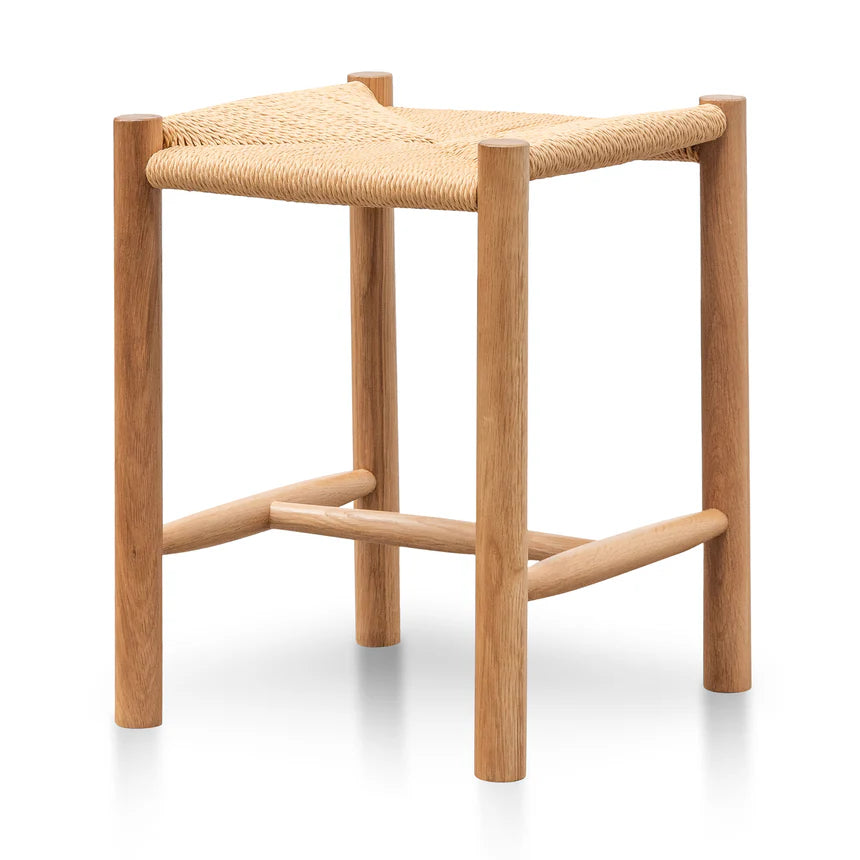 Refined Comfort Oak Low Stool - Natural