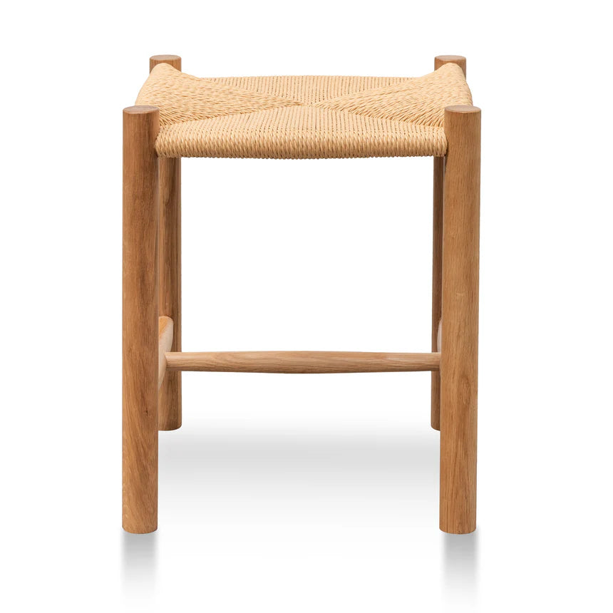 Refined Comfort Oak Low Stool - Natural