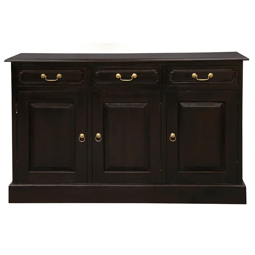 Refined Living 3 Door 3 Drawer Buffet - Dark Brown
