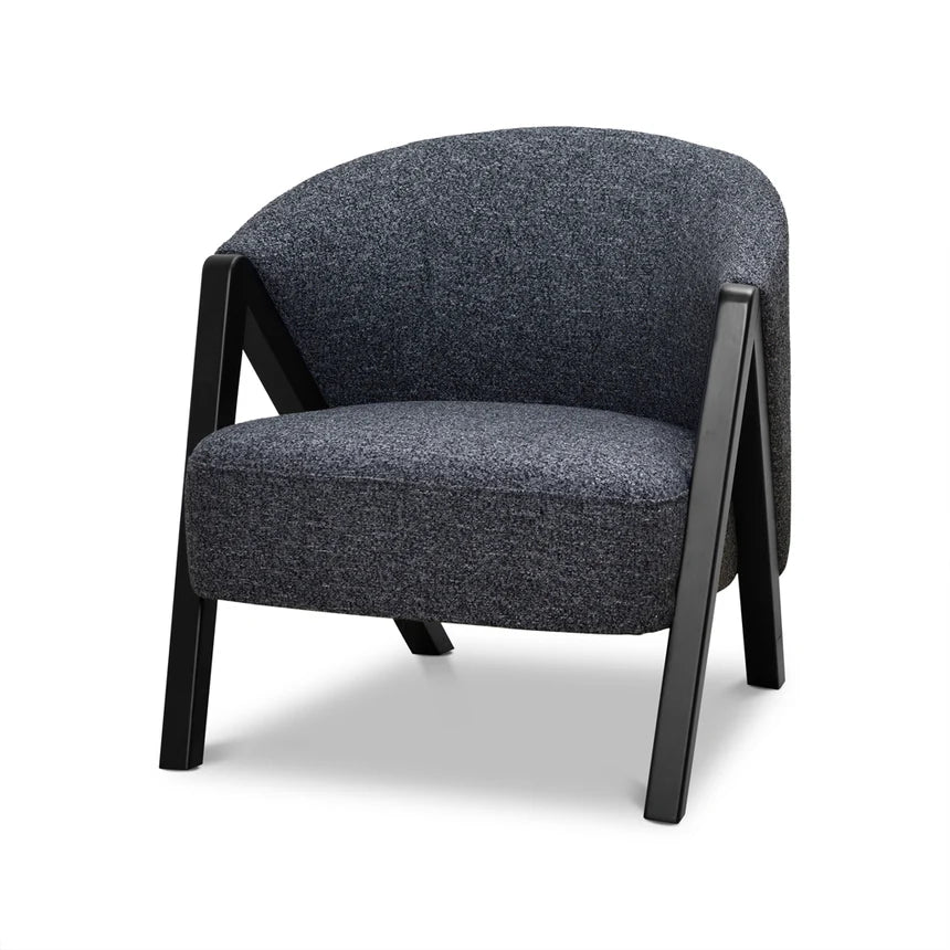 Refined Style Fleck Armchair - Dark Grey
