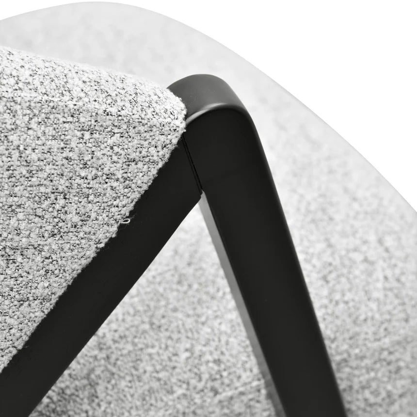 Refined Style Fleck Armchair - Light Grey