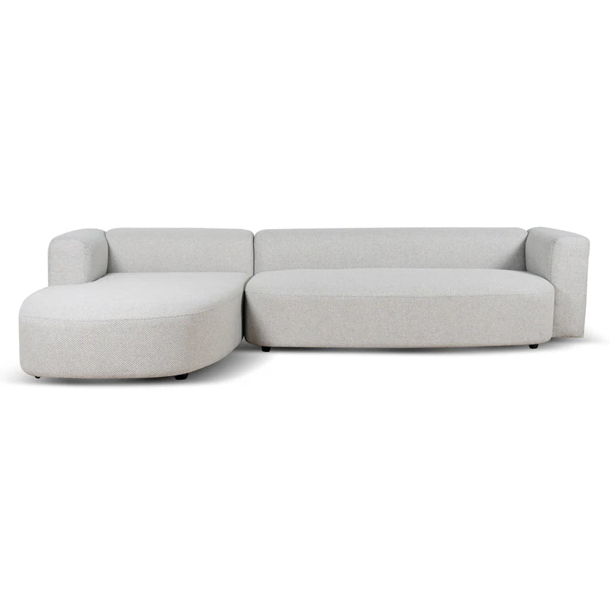 Refined Style Left Chaise Sofa - Sterling Sand Grey