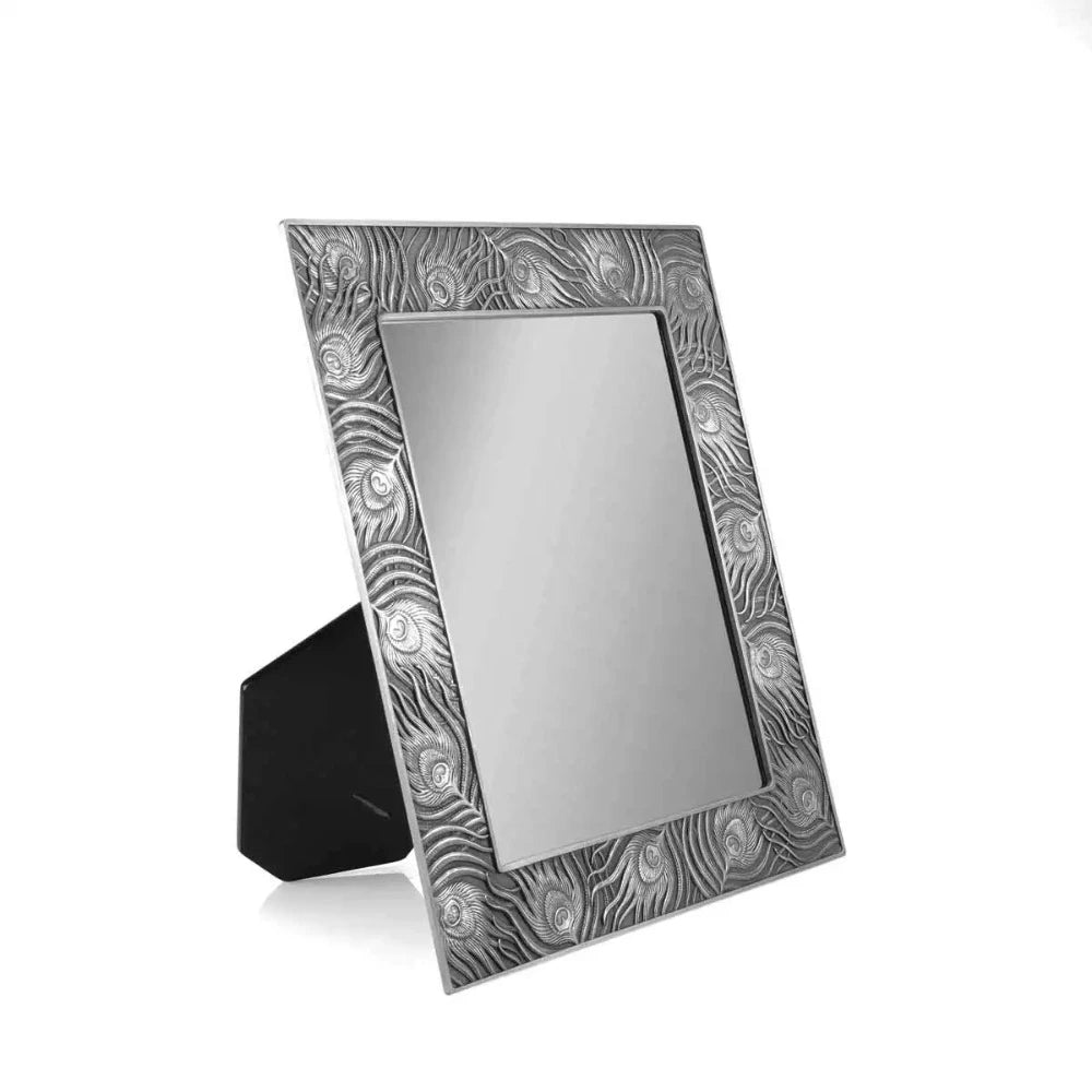 Reflecting Elegance Splendor Pewter Mirror