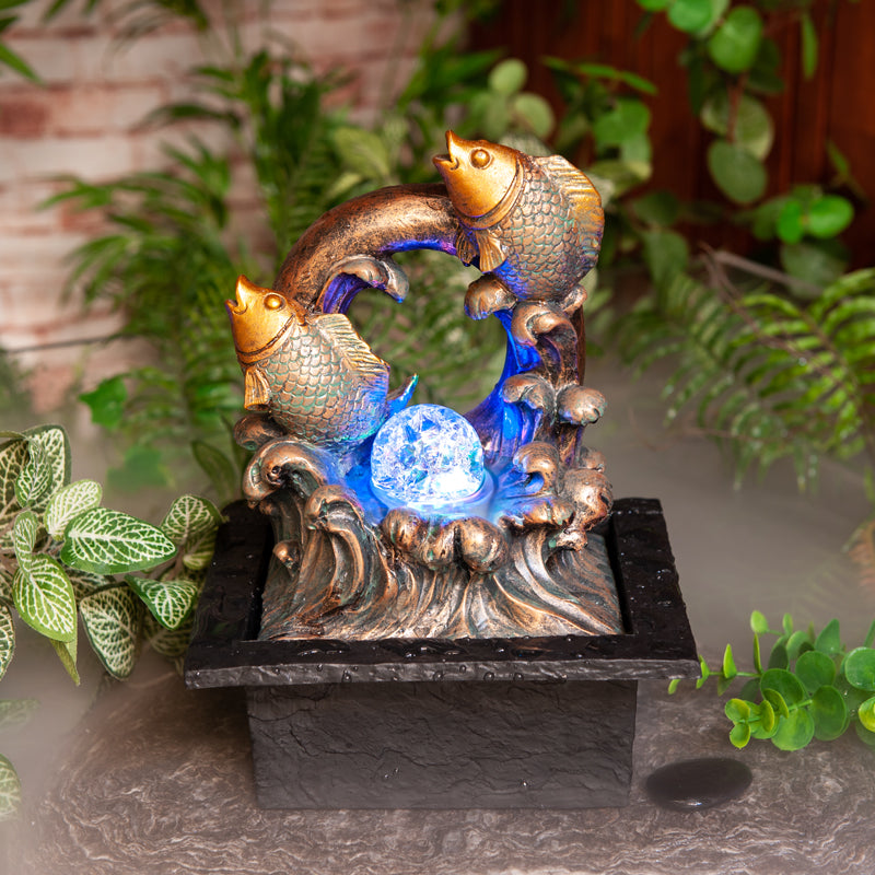 Adventure Gone Fishing Water Fountain