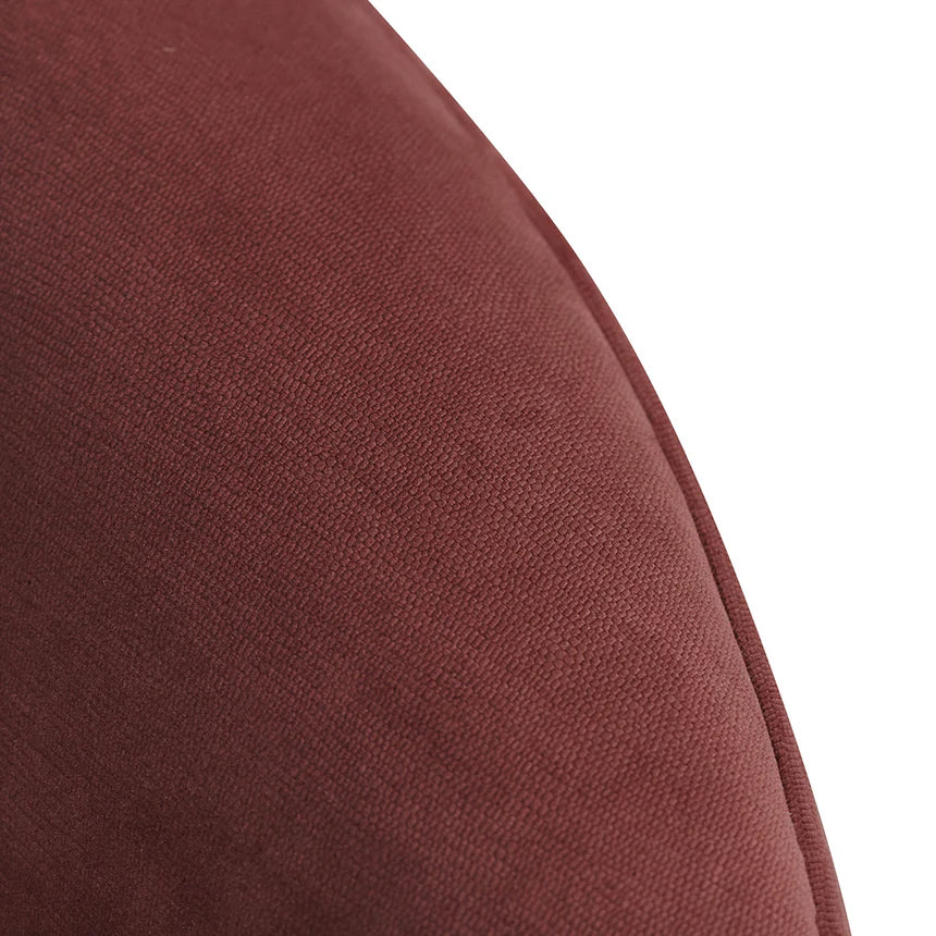 Relaxed Living 3-Seater Sofa - Plum Red