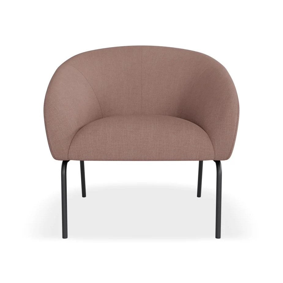 Retreat Single Seater Sofa with Matt Black Legs (Available in 4 Colors)