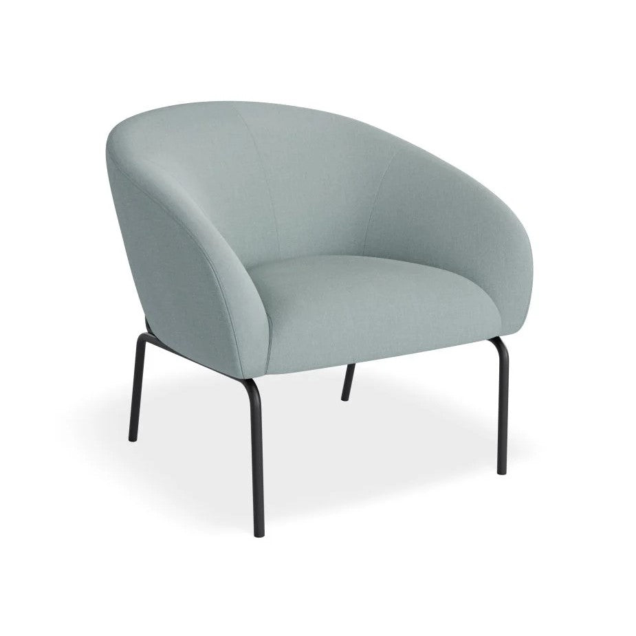 Retreat Single Seater Sofa with Matt Black Legs (Available in 4 Colors)