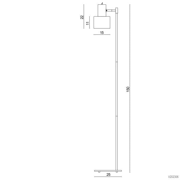 Retro Brushed Chrome Task Lamp (Available in 2 Colors)