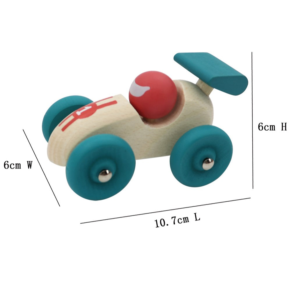 Retro Greenline Racing Car Pull Toy