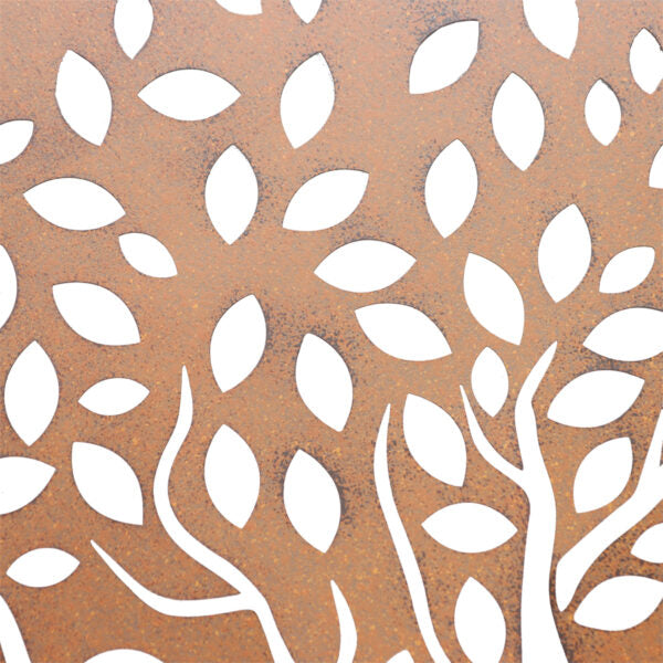 Reverse Laser Cut Round Tree of Life Wall Decor 80cms