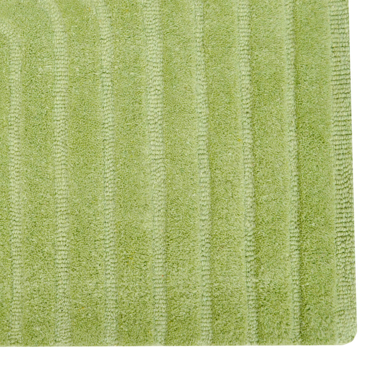 Rich Textured Hand-Embossed Wool Rug - Pista Green (Available in 3 Sizes)