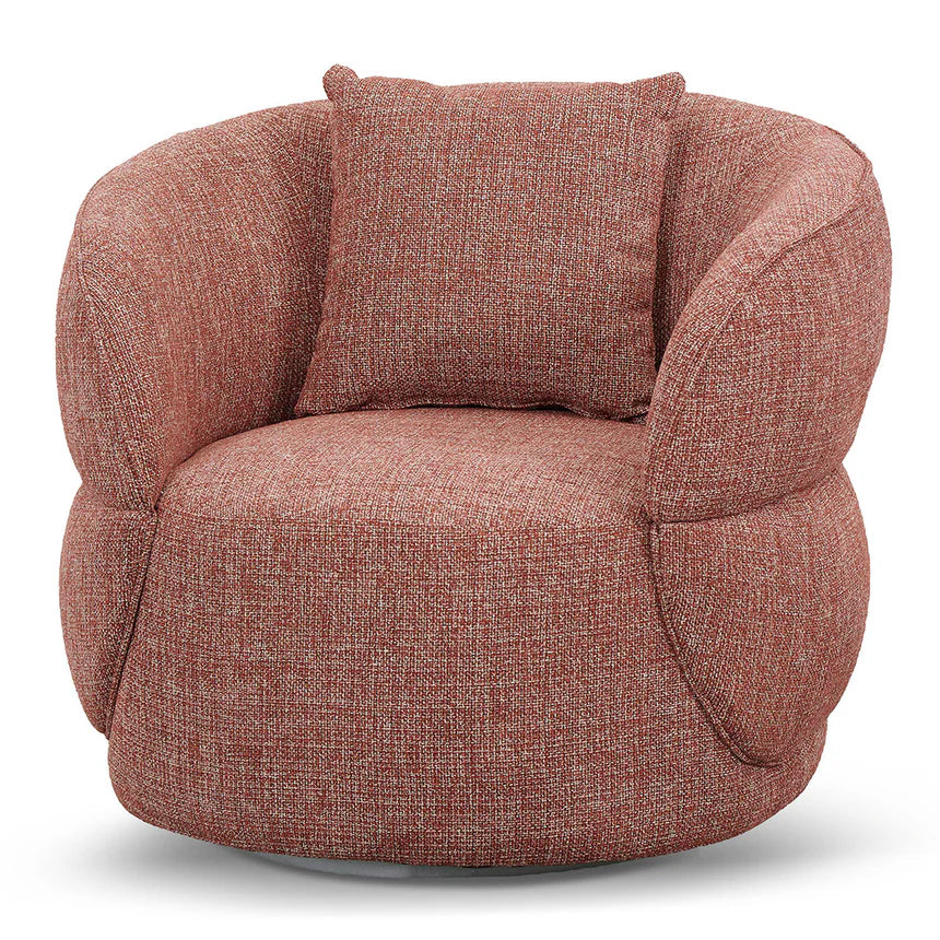 Rich Warmth Armchair - Moss Rust Orange