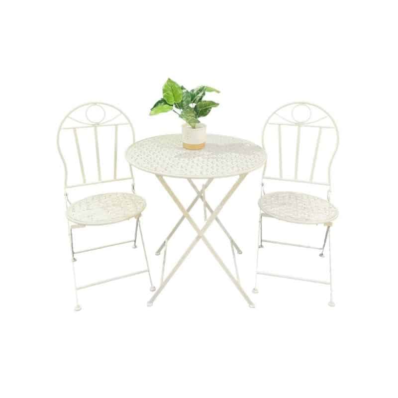 Riviera Round Table with Set of 2 Chairs