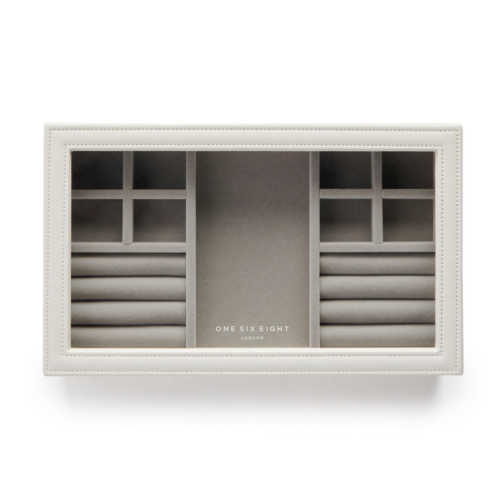 Robyn Large Cool Grey Jewellery Box