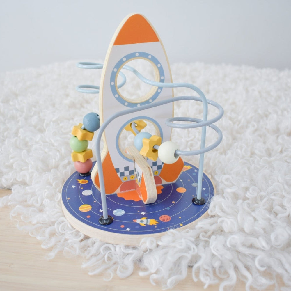 Rocket Ride - Space-Themed Bead Maze