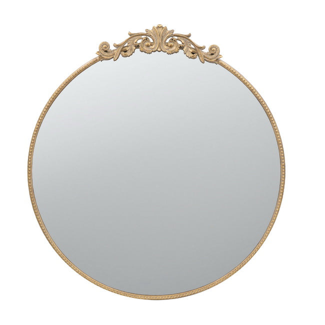 Rococo Gold Round Wall Mirror 91.5cms