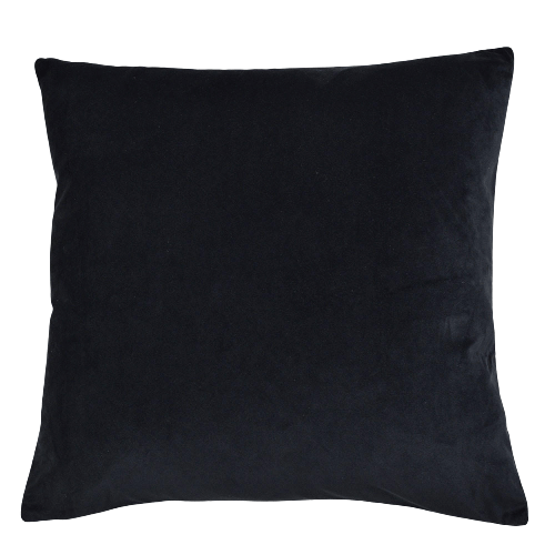 Rodeo Velvet 60x60cm Square Cushion Cover - Black