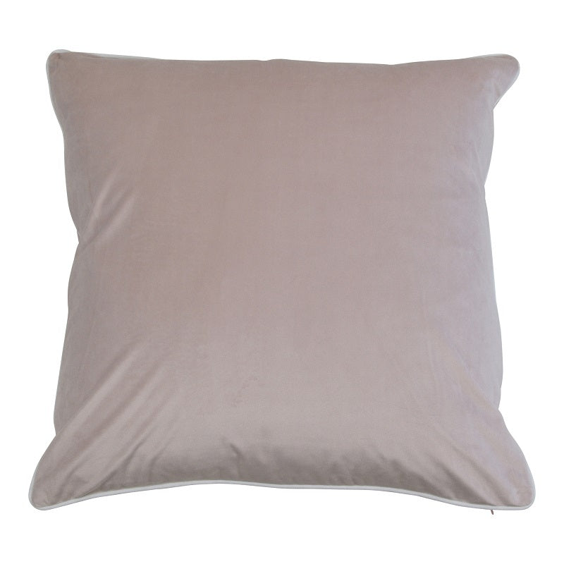 Rodeo Velvet 60x60cm Square Cushion Cover - Blush