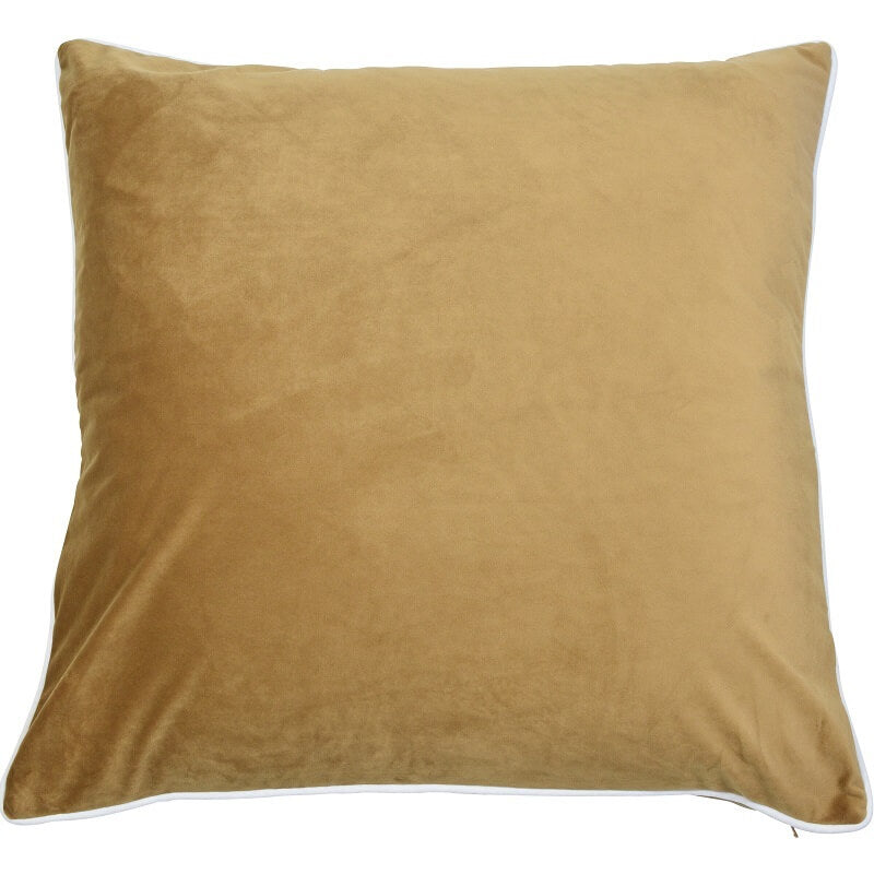 Rodeo Velvet 60x60cm Square Cushion Cover - Caramel