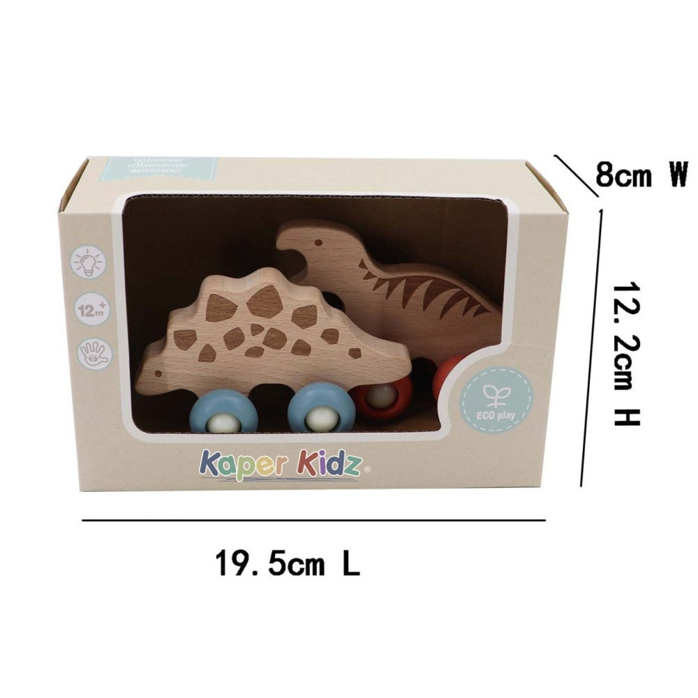 Rolling Dinos Eco Wheels Tyrannosaurus & Stegosaurus