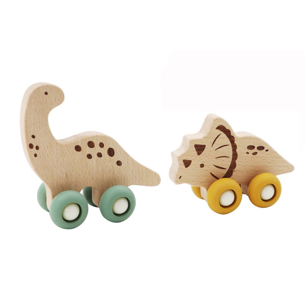 Rolling Dinos Eco Wheels Triceratops & Diplodocus
