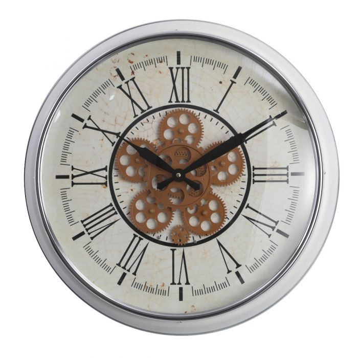 Round Domonique Gear Movement Wall Clock - 53cms