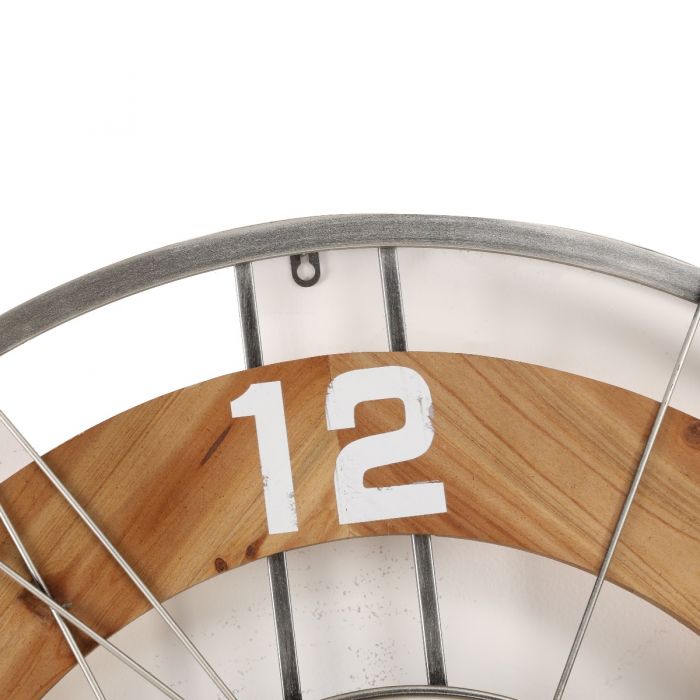 Round Hampton Exposed Gear Movement Wall Clock - 90cms