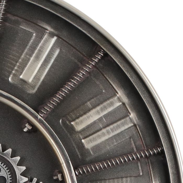 Round Hensley Exposed Gear Movement Wall Clock - 80cms