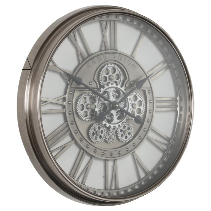 Round Kensington Industrial Gear Movement Wall Clock- 55cms