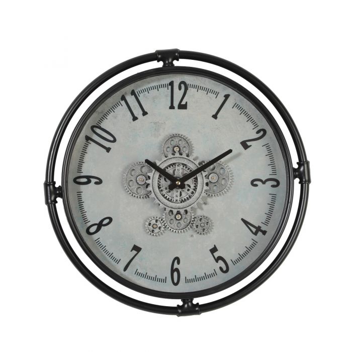 Round Louis Gear Movement Wall Clock - 46cms