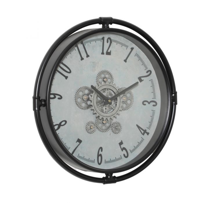 Round Louis Gear Movement Wall Clock - 46cms