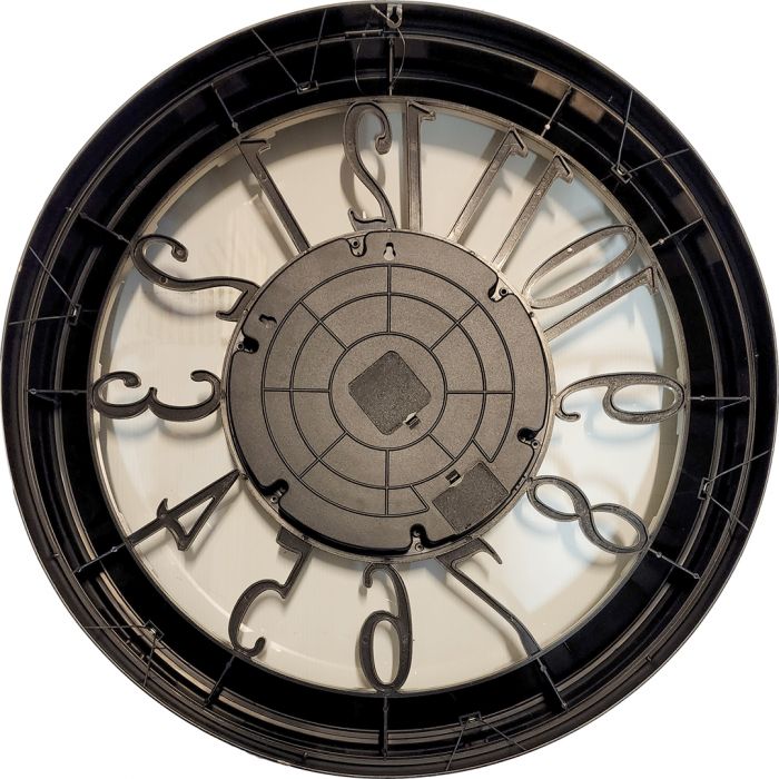 Round Maurice Exposed Gear Movement Wall Clock - 80cms