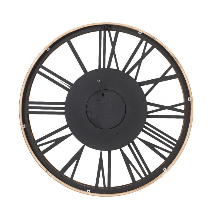 Round Theo Gear Movement Wall Clock - 73cms